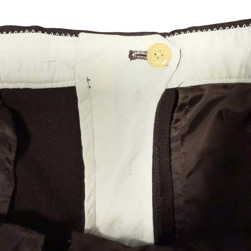 Women's J. CREW | Brown‎ Ryder Ankle Pants/Trousers- Size 12
